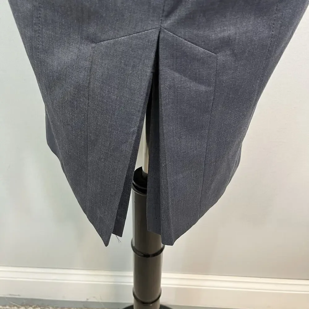 Express Design Studio Skirt size 0 Black Tweed Pencil Straight Knee Career Suit